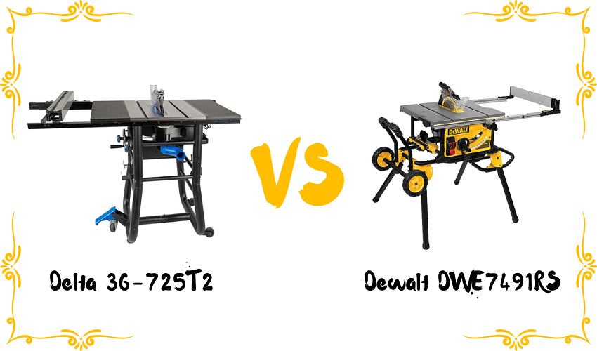 Delta 36-725T2 Vs Dewalt DWE7491RS