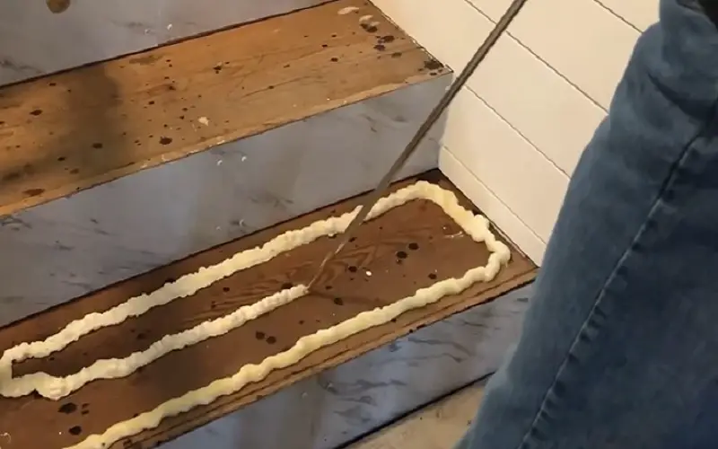 How to Apply Adhesive to Stair Treads