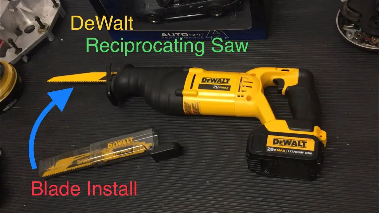 How to Change a Blade on a Dewalt Reciprocating Saw