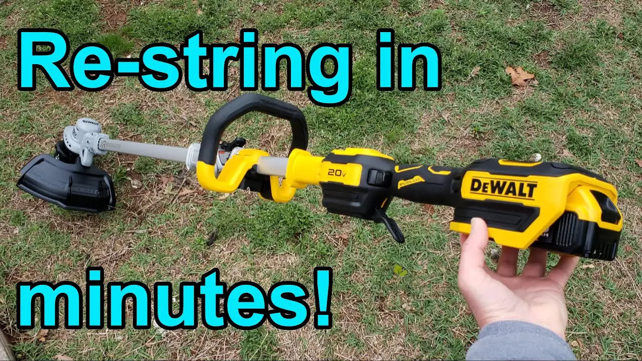 How to Restring a Dewalt Weed Eater Dcst925