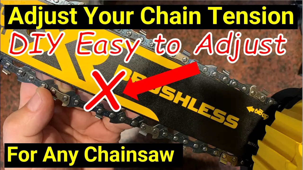 How to Tighten Chain on Dewalt Pole Saw