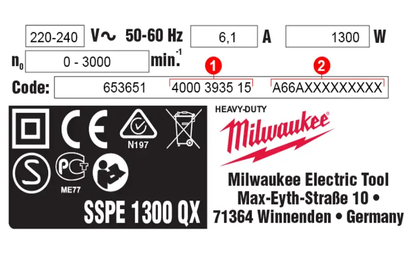 How to Read Milwaukee Serial Number