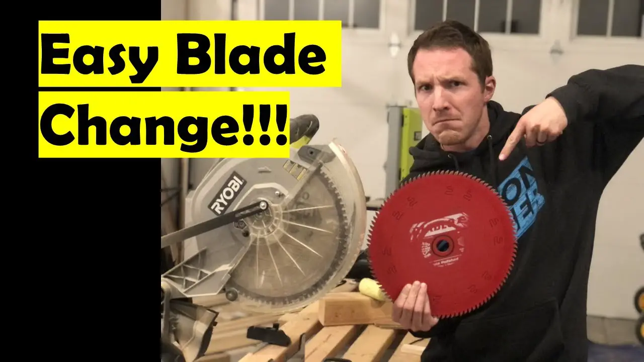 How to Change Blade on Ryobi Miter Saw