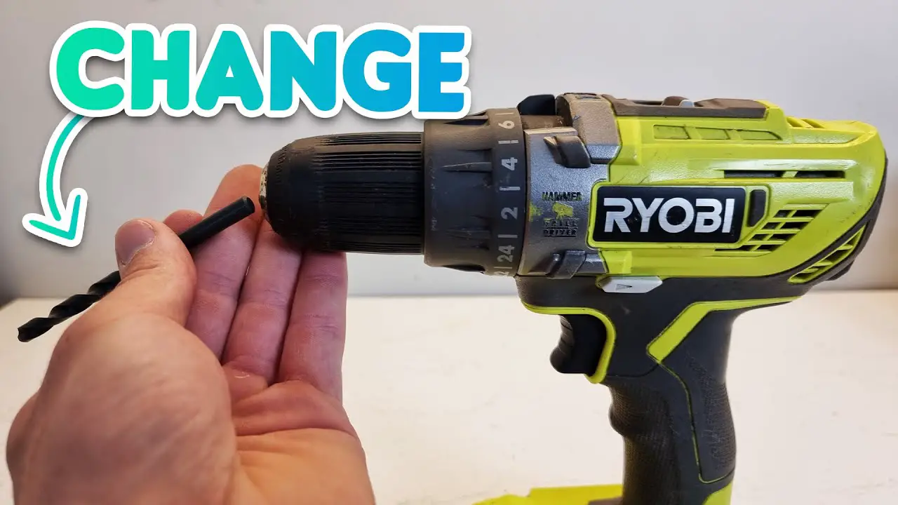 How to Change the Bit on a Ryobi Drill