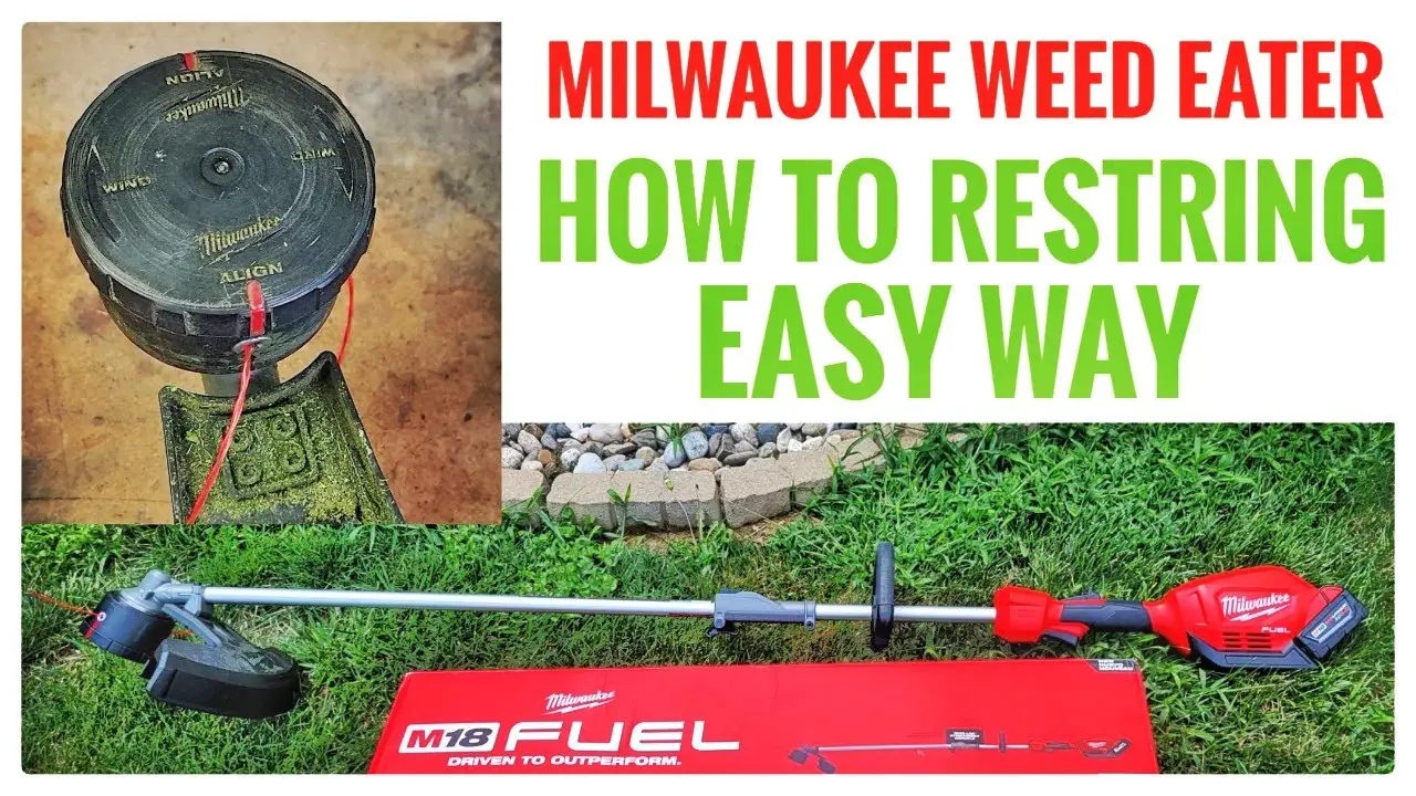 How to Restring a Milwaukee Weed Eater