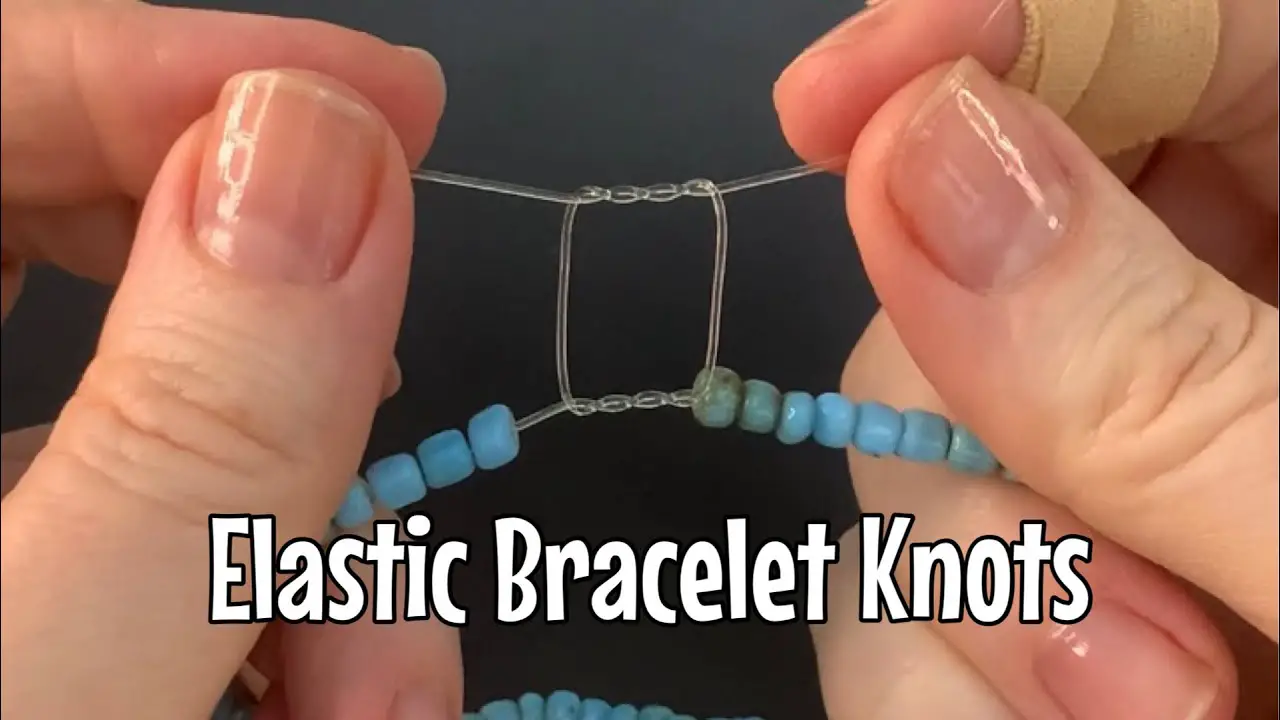 How to Tie Elastic Bracelet Without Glue