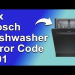 What Does H01 Mean on Bosch Dishwasher
