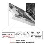 Where to Find Serial Number on Bosch Dishwasher