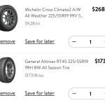 General Altimax 365Aw Vs Michelin Crossclimate 2