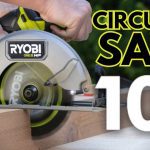How to Operate Ryobi Circular Saw