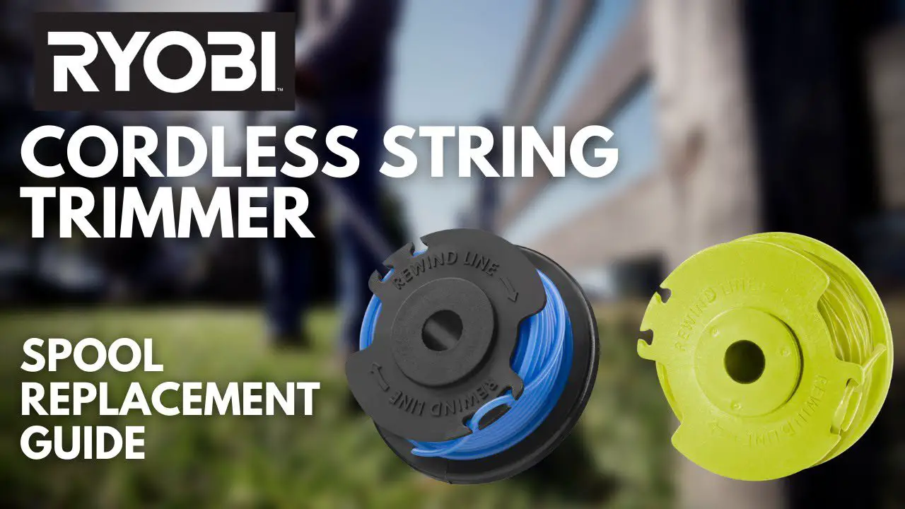 How to Replace Spool on Ryobi 18V Trimmer