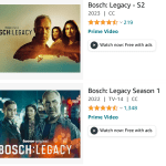 Can I Watch Bosch Legacy Without Ads