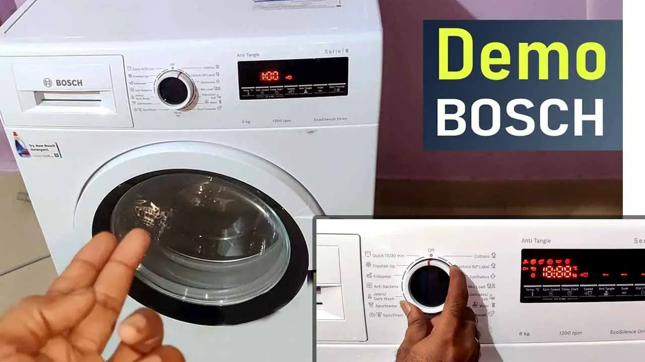 How to Operate Bosch Washing Machine