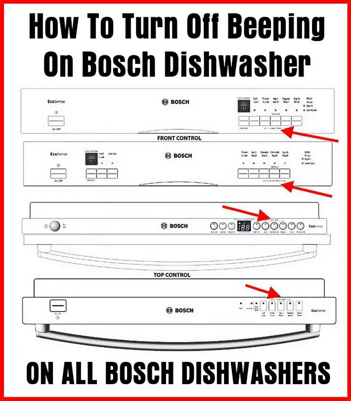 How to Turn off Beeping on Bosch Dishwasher