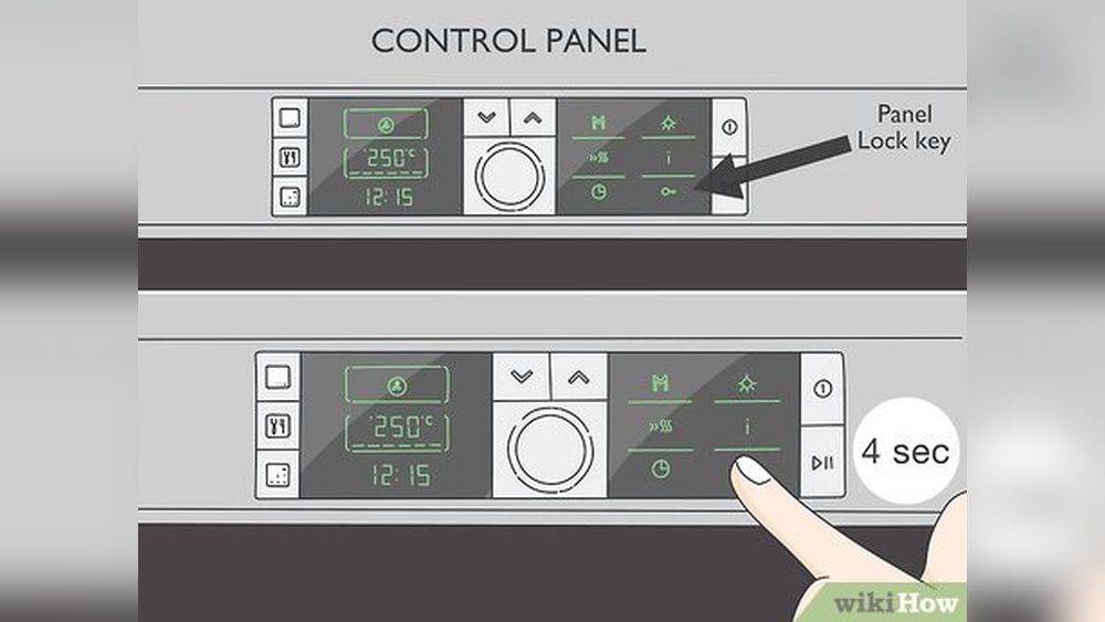 How to Unlock Panel on Bosch Oven